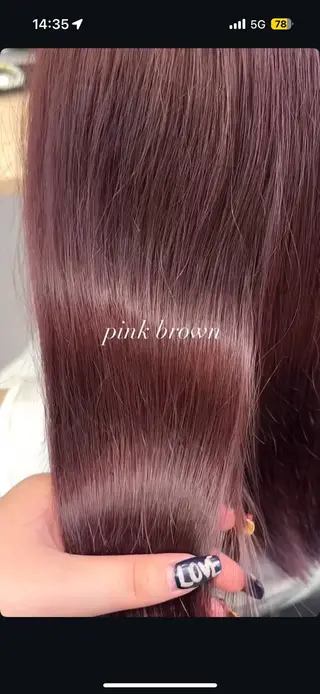 セミロング カラー ALLEN hair 郡山店所属・和久 夢彩のヘアスタイル