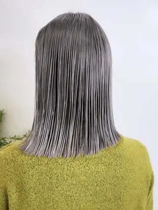 ミディアム カラー パーマ マツエク・マツパ ネイル アイブロウ yelm ［official］のヘアスタイル