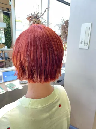 ショート カラー 原 萌香のヘアスタイル