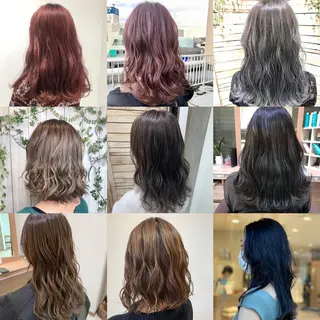 カラー ショートヘアカラー 山本のヘアスタイル