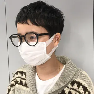 ショート パーマ ニュアンスヘア☆樋口 希世☆のヘアスタイル