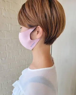 ショート unite所属・清水 沙織のヘアスタイル