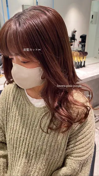 セミロング カラー とびまつ /ショート/脱白髪染のヘアスタイル