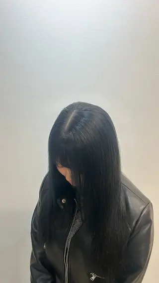 ロング 🫧透明感カラー 🫧久留米美容室のヘアスタイル