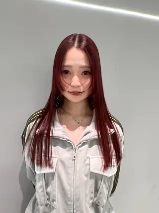 カラー GEM/ hinanaのヘアスタイル