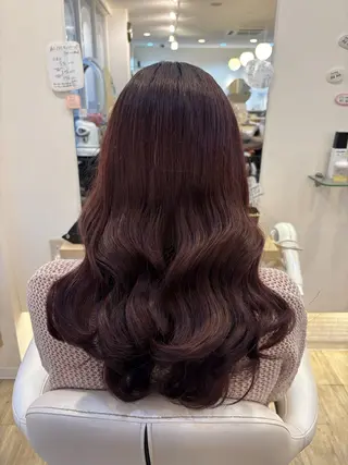 ロング カラー 南田 晴香のヘアスタイル