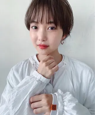 ショート 似合わせカット‪// 鶴我万唯華のヘアスタイル