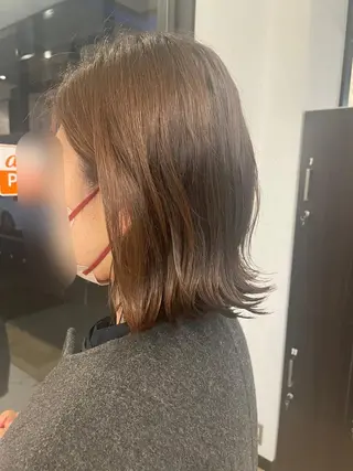 ミディアム 中村 誠也のヘアスタイル