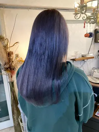 ロング カラー あしかが ゆいとのヘアスタイル