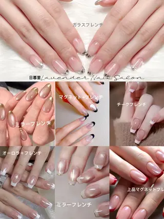ネイル ラベンダー💖日暮里 ルル💖ネイルのネイルデザイン