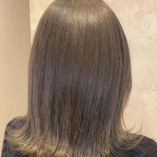 ミディアム カラー CIEL天六店 三上春のヘアスタイル