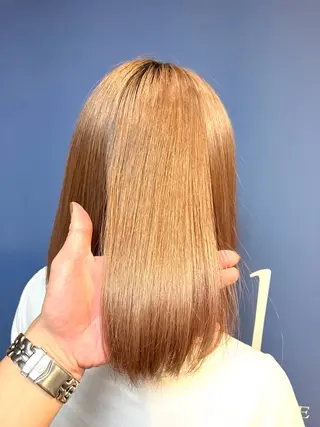 ミディアム カラー 髪質改善 pulirのヘアスタイル