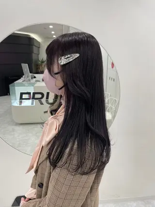 ロング カラー 韓国アイドル🤍ブリ ーチカラー🤍わかなのヘアスタイル