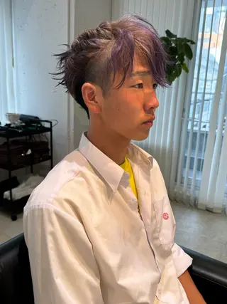 ショート カラー ヘアアレンジ メンズ AITOKYO 渋谷店所属・AI TOKYO渋谷 /駿佑のヘアスタイル