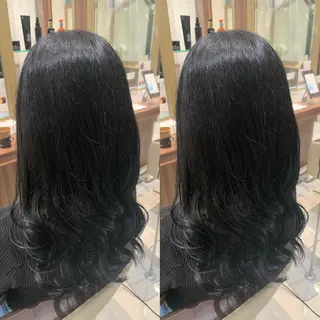 セミロング カラー ヘアアレンジ 盛れる韓国ヘア♡ 🌻鈴木花🌈のヘアスタイル