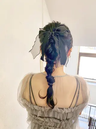 ヘアアレンジ iLuce所属・hair make もりした ゆうのヘアスタイル