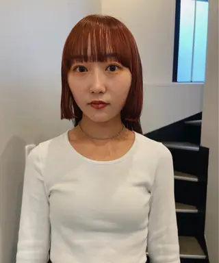 ショート カラー ボブ／パーマ指名 No. 1🍃れんとのヘアスタイル