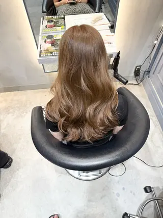 セミロング ボブ/縮毛矯正/ 高嶋 優のヘアスタイル