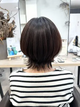 ショート 地毛風縮毛矯正 / ショート🫧ひらやまのヘアスタイル