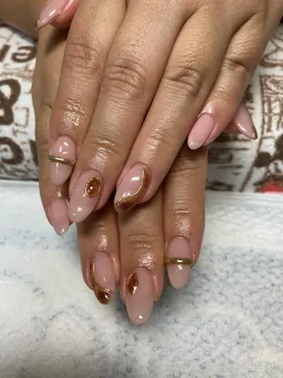 ネイル rukianail 新里のネイルデザイン