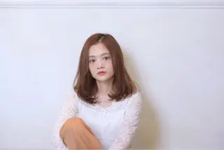 ミディアム カラー 髪質改善/艶髪 永山のヘアスタイル
