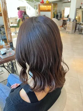 ミディアム カラー 💛ハイトーン💛 りむのヘアスタイル