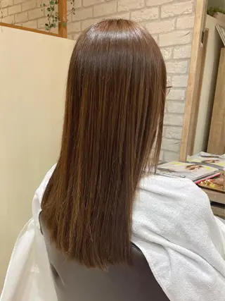 ロング 清水 有実子のヘアスタイル