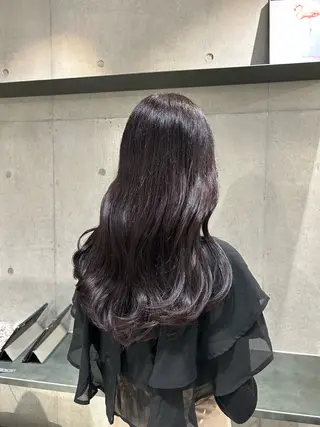 ロング カラー ヘアアレンジ 🍎艶モテカラー🍉 カリンのヘアスタイル