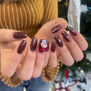 ネイル クルミ/ 💕ワンホンネイルのネイルデザイン