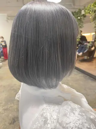 セミロング パーマ カラー 【N°deseo】 吉祥寺のヘアスタイル