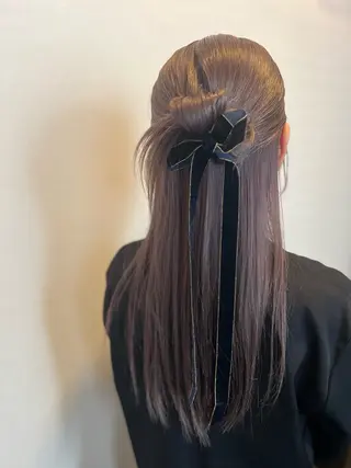 ロング ヘアアレンジ 💎透明感カラー/ 韓国ヘア💎KANAのヘアスタイル