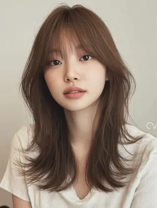 ロング カラー NOOS omotesando所属・あなたのお悩み改善" You"💚❤️💛のヘアスタイル