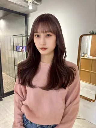 ロング 透明感カラー ‎🤍Harukaのヘアスタイル