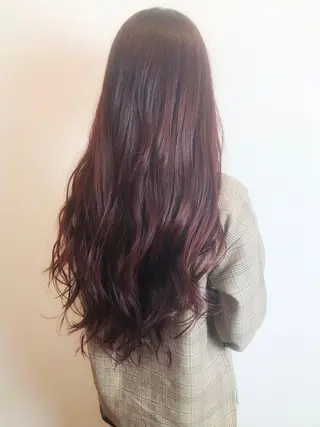 ロング カラー 是枝 さくらのヘアスタイル