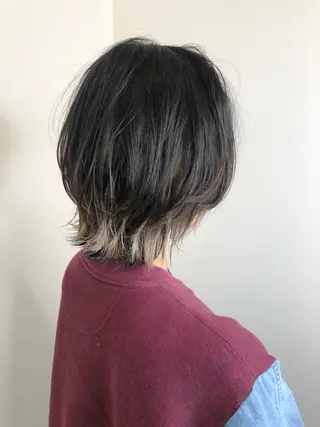 ミディアム カラー ☘️em HAIR 内藤光哉🍀のヘアスタイル