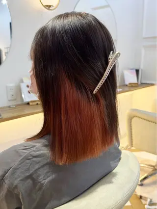 ミディアム カラー 😈せいと😈 カット/艶カラーのヘアスタイル