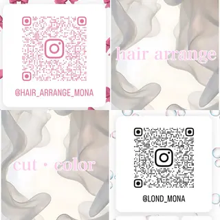 カラー ヘアアレンジ monaヘアアレンジ /ハイトーンのヘアスタイル