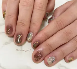 ネイル 40代からの爪を守る ×ケア重視サロン♡のネイルデザイン