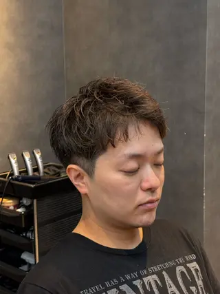 ショート メンズ 豊洲メンズカット 宮崎大弥のヘアスタイル