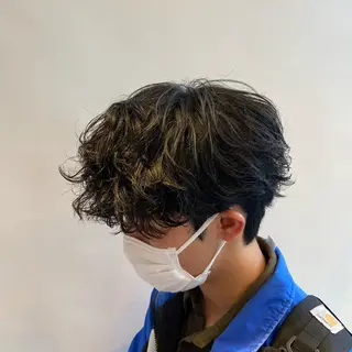 パーマ メンズ メンズ縮毛矯正 ♠️店長下平隼人のヘアスタイル