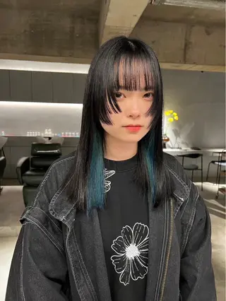 ロング 中村 衣里のヘアスタイル