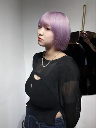 ミディアム カラー TOTA 唯一無二カラーのヘアスタイル