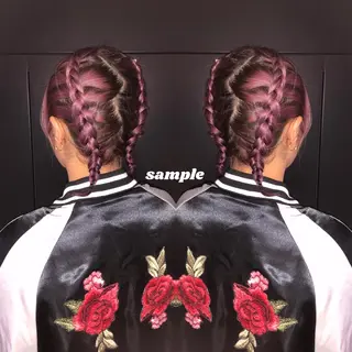 ミディアム ヘアアレンジ Richromatic所属・M Jのヘアスタイル