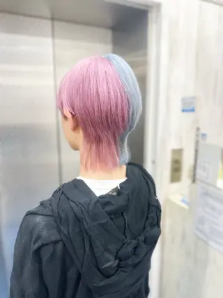 ショート white．梅田所属・GATE. カラーモデル募集のヘアスタイル