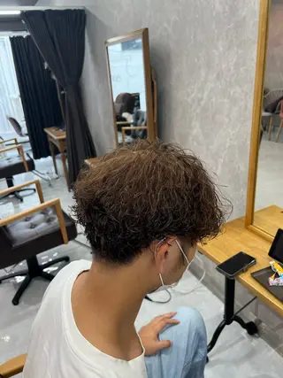 ショート カラー パーマ メンズ men's&ladys J'sGrace【メンズアンドレディース ジェイズグレイス】所属・🌻J'sGrace /JUMA🌻のヘアスタイル