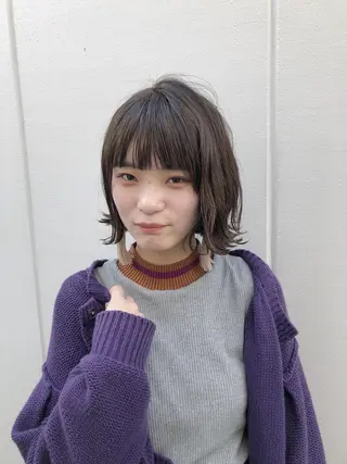 ショート カラー ノグチ ユウキ/ボブのヘアスタイル