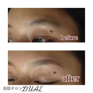 ショート ミディアム セミロング ロング カラー パーマ ヘアアレンジ ネイル マツエク・マツパ 眉毛サロン DUAL 恵比寿の眉毛・アイブロウイメージ