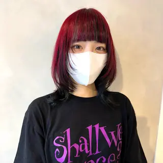 カラー デザインカラー/パー マ🦖外岡咲希🦖のヘアスタイル