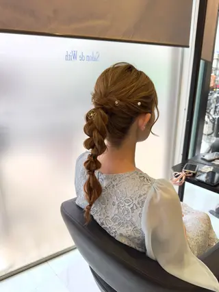 セミロング ヘアアレンジ MURATA KOHEIのヘアスタイル