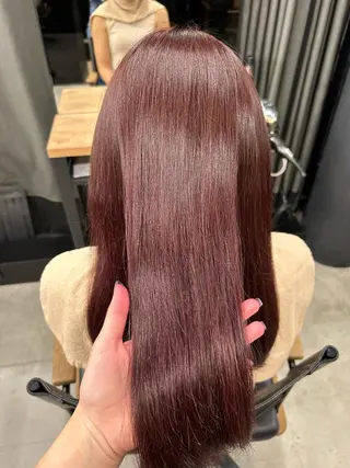 ミディアム 女性らしいモテヘア 韓国ヘアhikariのヘアスタイル